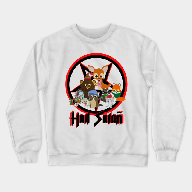 South Park - Woodland Critter Christmas - Hail Satan Crewneck Sweatshirt by Xanderlee7